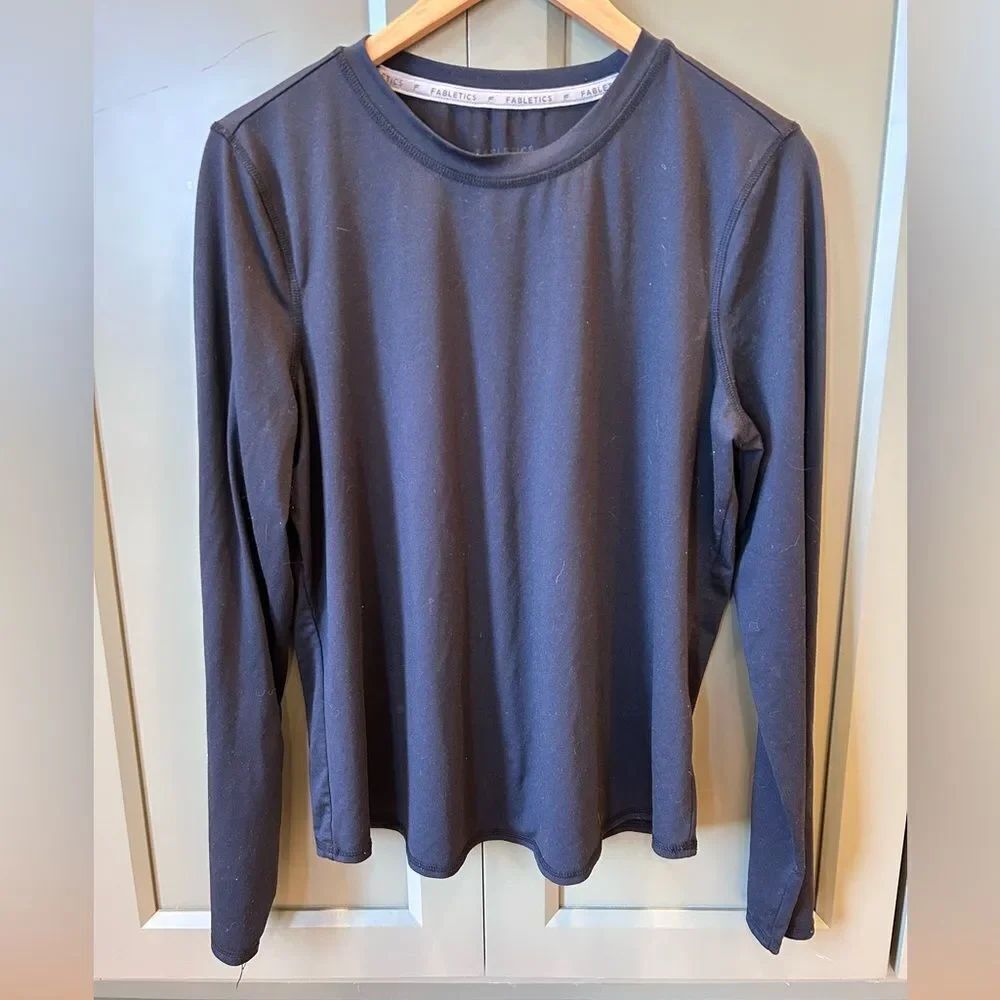 Fabletics Black Long Sleeve Tee